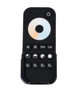 GloboStar® 71566 R2 SKYDANCE Ασύρματο Χειριστήριο Αφής RF 2.4Ghz 1 Group για όλα τα CCT SKYDANCE Controller DC 3V 2 x AAA – IP20 Μαύρο Μ12.2 x Π5.3 x Υ1.7cm – 5 Years Warranty