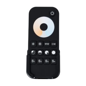 GloboStar® 71566 R2 SKYDANCE Ασύρματο Χειριστήριο Αφής RF 2.4Ghz 1 Group για όλα τα CCT SKYDANCE Controller DC 3V 2 x AAA – IP20 Μαύρο Μ12.2 x Π5.3 x Υ1.7cm – 5 Years Warranty