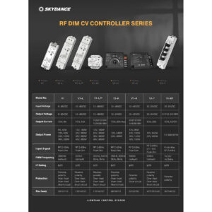GloboStar® 71567 V1 SKYDANCE DC RF 2.4Ghz Dimmer High Speed Controller & Push Dimming 1 Κανάλι DC 5-36V 1 x 8A 288W – Max 8.5A 288W – IP20 Μ10 x Π3.5 x Υ2cm – 5 Years Warranty
