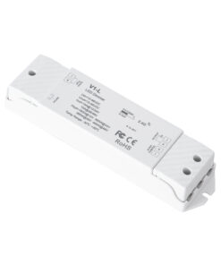 GloboStar® 71568 V1-L SKYDANCE DC RF 2.4Ghz Dimmer High Speed Controller & Push Dimming 1 Κανάλι DC 12-48V 1 x 15A 480W – Max 15A 480W – IP20 Μ17.5 x Π4.5 x Υ2.5cm – 5 Years Warranty