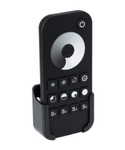 GloboStar® 71569 RT1 SKYDANCE Ασύρματο Χειριστήριο Αφής RF 2.4Ghz 1 Group για όλα τα Μονόχρωμα SKYDANCE Controller DC 3V 2 x AAA – IP20 Μαύρο Μ12.2 x Π5.3 x Υ1.7cm – 5 Years Warranty