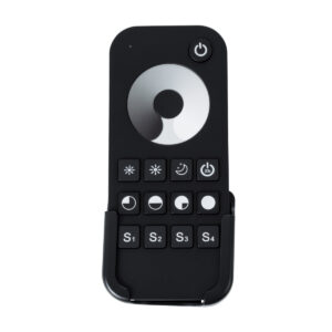 GloboStar® 71569 RT1 SKYDANCE Ασύρματο Χειριστήριο Αφής RF 2.4Ghz 1 Group για όλα τα Μονόχρωμα SKYDANCE Controller DC 3V 2 x AAA – IP20 Μαύρο Μ12.2 x Π5.3 x Υ1.7cm – 5 Years Warranty