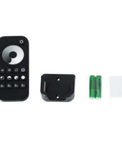 GloboStar® 71569 RT1 SKYDANCE Ασύρματο Χειριστήριο Αφής RF 2.4Ghz 1 Group για όλα τα Μονόχρωμα SKYDANCE Controller DC 3V 2 x AAA – IP20 Μαύρο Μ12.2 x Π5.3 x Υ1.7cm – 5 Years Warranty