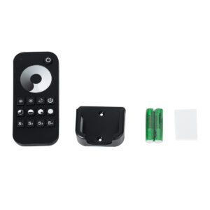 GloboStar® 71569 RT1 SKYDANCE Ασύρματο Χειριστήριο Αφής RF 2.4Ghz 1 Group για όλα τα Μονόχρωμα SKYDANCE Controller DC 3V 2 x AAA – IP20 Μαύρο Μ12.2 x Π5.3 x Υ1.7cm – 5 Years Warranty