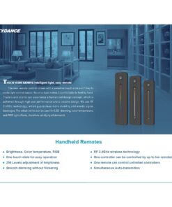 GloboStar® 71572 R11 SKYDANCE Ασύρματο Χειριστήριο Αφής RF 2.4Ghz 1 Group για όλα τα Μονόχρωμα SKYDANCE Controller DC 3V 1 x CR2032 – IP20 Μαύρο Μ12.2 x Π5.3 x Υ1.7cm – 5 Years Warranty