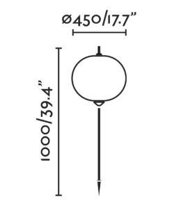 Faro Barcelona HUE OUT Φωτιστικό Εξωτερικού Χώρου με Ακίδα, Λευκού Χρώματος – 71575P-04
