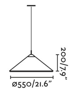 Faro Barcelona HUE OUT Αδιάβροχο Κρεμαστό Φωτιστικό Λευκού Χρώματος- 71579-02
