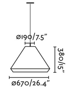 Faro Barcelona HUE OUT Κρεμαστό Φωτιστικό, Εξωτερικού Χώρου, Κρεμ Χρώματος- 71579C-05