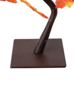 GloboStar® 71586 Διακοσμητικό Επιτραπέζιο Φωτιζόμενο Εύκαμπτο Mini Δέντρο USB με 24 LED 2W DC 5V Θερμό Λευκό 3000K Μ30 x Π30 x Υ41cm