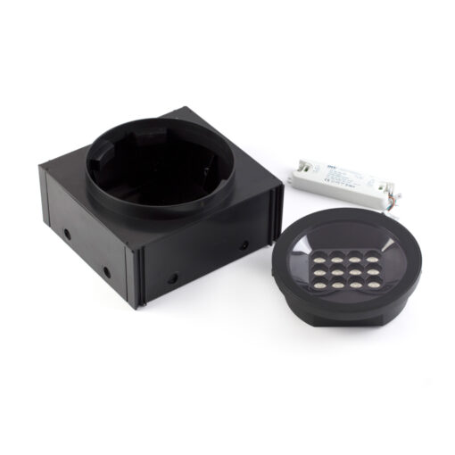 TRAS-25 RECESS. FIXED BLACK 25W 3000K 13° 2580Lm  FARO – 71716