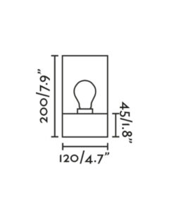 Faro Barcelona Φωτιστικό Οροφής KILA Σκούρο Γκρι IP65 – 71741