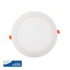 LED Panel Στρογγυλό Χωνευτό Λευκό 18W V-TAC PRO Samsung Chip 120° 1500lm Ø225 Φυσικό Λευκό 4000K – 719