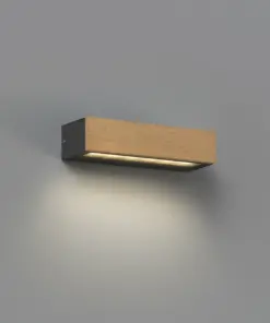 Faro Barcelona LAKO Επιτραπέζιο Φωτιστικό LED σε Ξύλινο Φινίρισμα 8W 3000K IP65 – 71898