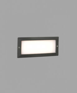 Faro Barcelona STRIPE-2 Χωνευτό Φωτιστικό Τοίχου, Σκούρου Γκρι Χρώματος, Αδιάβροχο, IP54, LED 5W 3000K- 72092