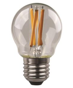 ΛΑΜΠΑ LED ΣΦΑΙΡΙΚΗ CROSSED FILAMENT 4.5W E27 4000K 220-240V EUROLAMP 147-78251