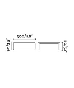Faro Barcelona Φωτιστικό Τοίχου Led 6W Up-Down Bracket Σκούρο Γκρι IP44  – 72272