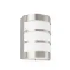 Faro Barcelona  Φωτιστικό Τοίχου Cela-2  Νίκελ Ματ IP54 1XE27 – 72281