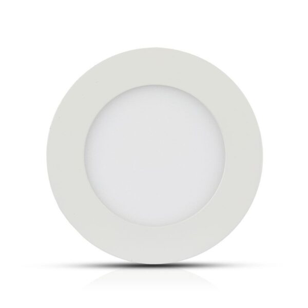 LED Panel Στρογγυλό Χωνευτό Λευκό 24W V-TAC PRO Samsung Chip 120° 2000lm Ø300 Θερμό Λευκό 3000K – 724