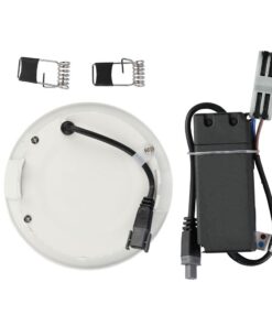 LED Panel Στρογγυλό Χωνευτό Λευκό 24W V-TAC PRO Samsung Chip 120° 2000lm Ø300 Θερμό Λευκό 3000K – 724