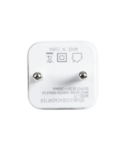 GloboStar® 79701 Φορτιστής Πρίζας Charger 1x Type-A USB Port 1.0 & 1x Type-A USB Port 2.1 For IPad DC 5V 3.1A Max 15W