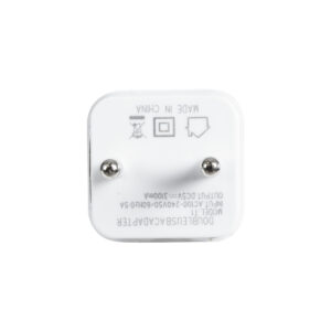 GloboStar® 79701 Φορτιστής Πρίζας Charger 1x Type-A USB Port 1.0 & 1x Type-A USB Port 2.1 For IPad DC 5V 3.1A Max 15W