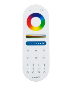 GloboStar® 73007 Ασύρματο Χειριστήριο Dimmer 2.4Ghz για Controller 73008 RGBW+WW+CCT IOS/Android 5in1 2.4Ghz DC 12-24V Max 180W