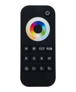 GloboStar® 73009 RT5 SKYDANCE Ασύρματο Χειριστήριο Αφής RF 2.4Ghz 1 Group για όλα τα RGBW+WW SKYDANCE Controller DC 3V 2 x AAA – IP20 Μαύρο Μ5.3 x Π1.75 x Υ12.2cm – 5 Years Warranty