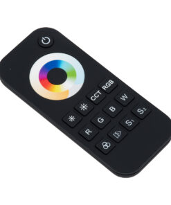GloboStar® 73009 RT5 SKYDANCE Ασύρματο Χειριστήριο Αφής RF 2.4Ghz 1 Group για όλα τα RGBW+WW SKYDANCE Controller DC 3V 2 x AAA – IP20 Μαύρο Μ5.3 x Π1.75 x Υ12.2cm – 5 Years Warranty