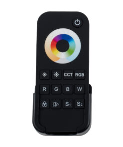 GloboStar® 73009 RT5 SKYDANCE Ασύρματο Χειριστήριο Αφής RF 2.4Ghz 1 Group για όλα τα RGBW+WW SKYDANCE Controller DC 3V 2 x AAA – IP20 Μαύρο Μ5.3 x Π1.75 x Υ12.2cm – 5 Years Warranty