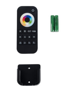 GloboStar® 73009 RT5 SKYDANCE Ασύρματο Χειριστήριο Αφής RF 2.4Ghz 1 Group για όλα τα RGBW+WW SKYDANCE Controller DC 3V 2 x AAA – IP20 Μαύρο Μ5.3 x Π1.75 x Υ12.2cm – 5 Years Warranty