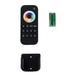GloboStar® 73009 RT5 SKYDANCE Ασύρματο Χειριστήριο Αφής RF 2.4Ghz 1 Group για όλα τα RGBW+WW SKYDANCE Controller  DC 3V 2 x AAA – IP20 Μαύρο Μ5.3 x Π1.75 x Υ12.2cm – 5 Years Warranty