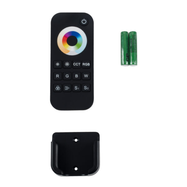 GloboStar® 73009 RT5 SKYDANCE Ασύρματο Χειριστήριο Αφής RF 2.4Ghz 1 Group για όλα τα RGBW+WW SKYDANCE Controller  DC 3V 2 x AAA – IP20 Μαύρο Μ5.3 x Π1.75 x Υ12.2cm – 5 Years Warranty