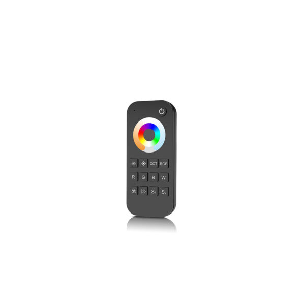 GloboStar® 73009 RT5 SKYDANCE Ασύρματο Χειριστήριο Αφής RF 2.4Ghz 1 Group για όλα τα RGBW+WW SKYDANCE Controller  DC 3V 2 x AAA – IP20 Μαύρο Μ5.3 x Π1.75 x Υ12.2cm – 5 Years Warranty