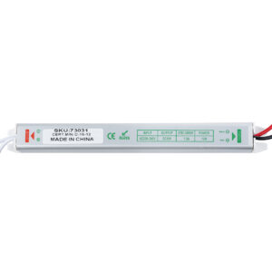 GloboStar® 73031 Μεταλλικό Τροφοδοτικό PELV Ultra Slim για Προϊόντα LED 18W 1.5A – AC 220-240V σε DC 12V – IP20 Μ1.8 x Π1.8 x Υ17.5cm – 3 Χρόνια Εγγύηση