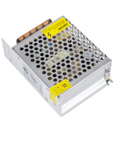 GloboStar® 73033 Μεταλλικό Τροφοδοτικό PELV για Προϊόντα LED 60W 5A – AC 220-240V σε DC 12V – IP20 – Μ11 x Π8 x Υ3.5cm – 2 Χρόνια Εγγύηση