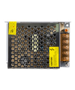 GloboStar® 73033 Μεταλλικό Τροφοδοτικό PELV για Προϊόντα LED 60W 5A – AC 220-240V σε DC 12V – IP20 – Μ11 x Π8 x Υ3.5cm – 2 Χρόνια Εγγύηση