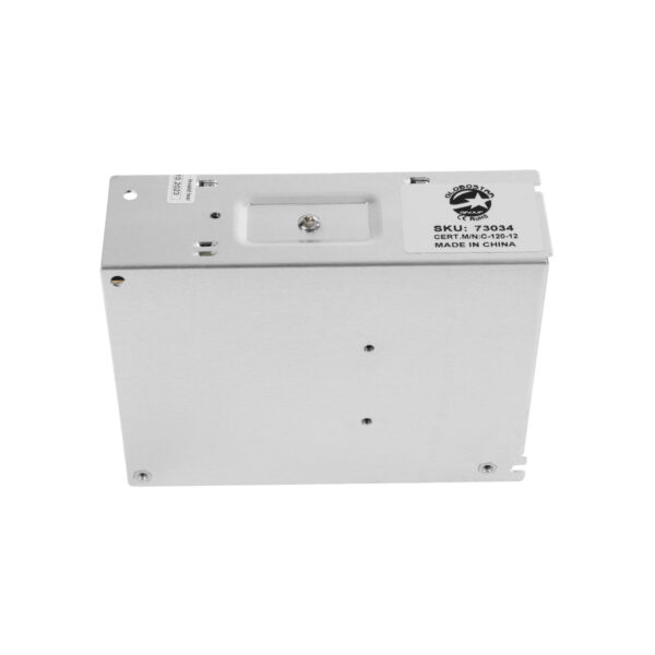 GloboStar® 73034 Μεταλλικό Τροφοδοτικό PELV για Προϊόντα LED 120W 10A – AC 220-240V σε DC 12V – IP20 – Μ13 x Π10 x Υ4cm – 3 Χρόνια Εγγύηση