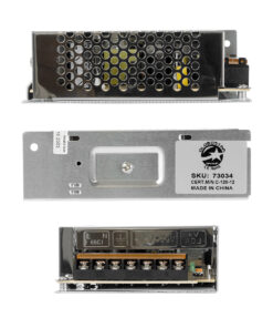 GloboStar® 73034 Μεταλλικό Τροφοδοτικό PELV για Προϊόντα LED 120W 10A – AC 220-240V σε DC 12V – IP20 – Μ13 x Π10 x Υ4cm – 3 Χρόνια Εγγύηση