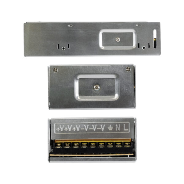GloboStar® 73037 Μεταλλικό Τροφοδοτικό PELV για Προϊόντα LED 400W 33.3A – AC 220-240V σε DC 12V – IP20 – Μ20 x Π10 x Υ5cm – 3 Χρόνια Εγγύηση