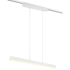 Κρεμαστό Φωτιστικό Ράγας Trio Lighting LED 29W Λευκό Ματ Μεταλλικό Dimmable 3400lm 3000K – 73043131