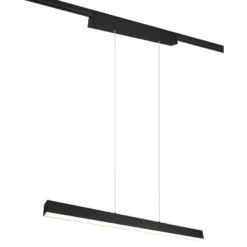 Κρεμαστό Φωτιστικό Ράγας Trio Lighting LED 29W Μαύρο Ματ Μεταλλικό Dimmable 3400lm 3000K – 73043132