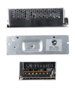 GloboStar® 73044 Μεταλλικό Τροφοδοτικό PELV για Προϊόντα LED 150W 6.25A – AC 220-240V σε DC 24V – IP20 Μ16 x Π10 x Υ4.8cm – 3 Χρόνια Εγγύηση