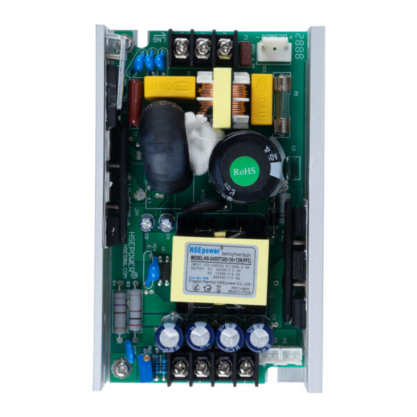 GloboStar® 73076 Μεταλλικό Τροφοδοτικό PELV για Ρομποτική Κεφαλή 7R Moving Head 450W – AC 220-240V σε DC 12V – 36V – 380V – IP20 L12.6 x W8 x H4cm – 1 Χρόνο Εγγύηση