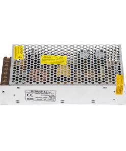 GloboStar® 73091 Μεταλλικό Τροφοδοτικό PELV TRIAC DIMMABLE για Προϊόντα LED 200W 16.66A – AC 220-240V σε DC από 0.5V (0%) σε 12V (100%) – IP20 L20 x W9 x H4.5cm – 3 Χρόνια Εγγύηση