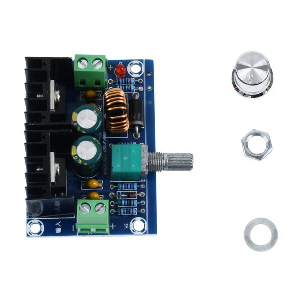 GloboStar® 73114 Ρυθμιστής Τάσης – Voltage Regulator DC Converter Module – Input DC4-40V / Output DC1.25-36V Max Load 8A Μ6 x Π4.5 x Υ2.5cm