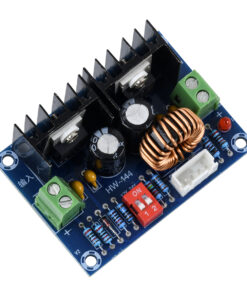 GloboStar® 73115 Ρυθμιστής Τάσης – Voltage Regulator DC Converter Module – Input DC4-40V / Output DC1.25-36V Max Load 8A με Καλώδιο Προέκτασης Ποτενσιόμετρου Μ6 x Π4.5 x Υ2.5cm
