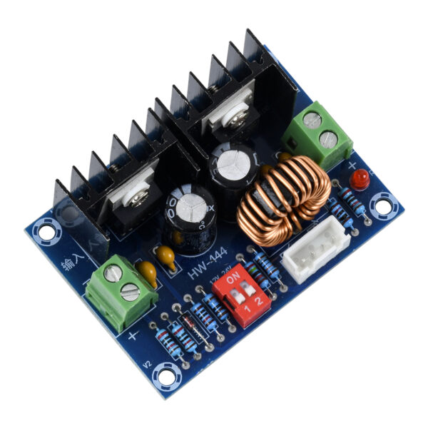 GloboStar® 73115 Ρυθμιστής Τάσης – Voltage Regulator DC Converter Module – Input DC4-40V / Output DC1.25-36V Max Load 8A με Καλώδιο Προέκτασης Ποτενσιόμετρου Μ6 x Π4.5 x Υ2.5cm