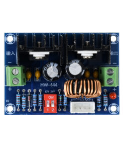 GloboStar® 73115 Ρυθμιστής Τάσης – Voltage Regulator DC Converter Module – Input DC4-40V / Output DC1.25-36V Max Load 8A με Καλώδιο Προέκτασης Ποτενσιόμετρου Μ6 x Π4.5 x Υ2.5cm