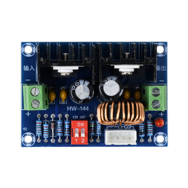GloboStar® 73115 Ρυθμιστής Τάσης – Voltage Regulator DC Converter Module – Input DC4-40V / Output DC1.25-36V Max Load 8A με Καλώδιο Προέκτασης Ποτενσιόμετρου Μ6 x Π4.5 x Υ2.5cm