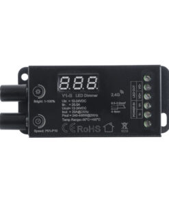 GloboStar® 73116 V1-B SKYDANCE DC RF 2.4Ghz Dimmer Constant Voltage Controller 1 Κανάλι DC 12-24V 1 x 20.5A 480W – Max 20.5A 480W – IP20 Μ9 x Π4 x Υ2.8cm – 5 Χρόνια Εγγύηση